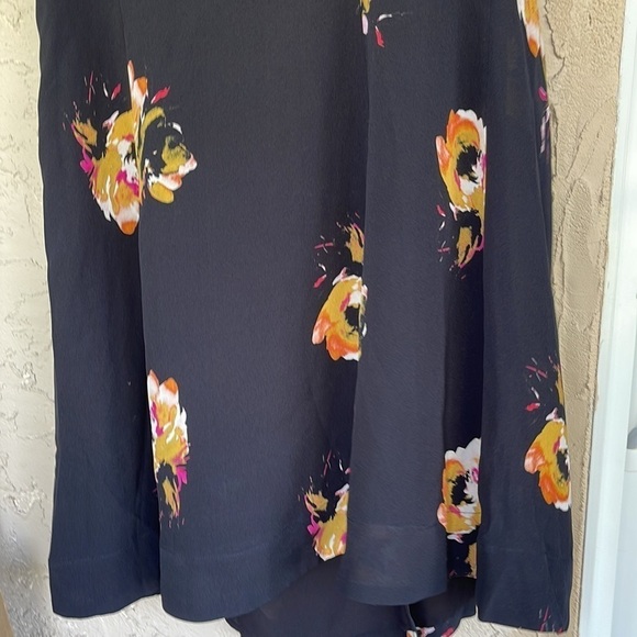 HP 🔥 A.L.C. Lucia Dress,A-line,Floral Print,Silk Cold Shoulder,NWT,Size 6 - Picture 13 of 13